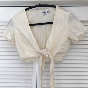 princess polly sanfratello tie up top